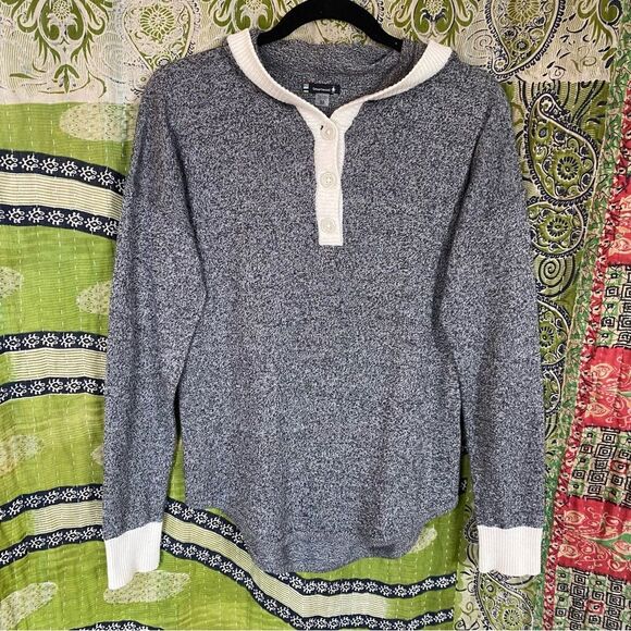 Smartwool Shadow Pine Marled Hooded Sweatshirt Size Medium - Picture 2 of 14